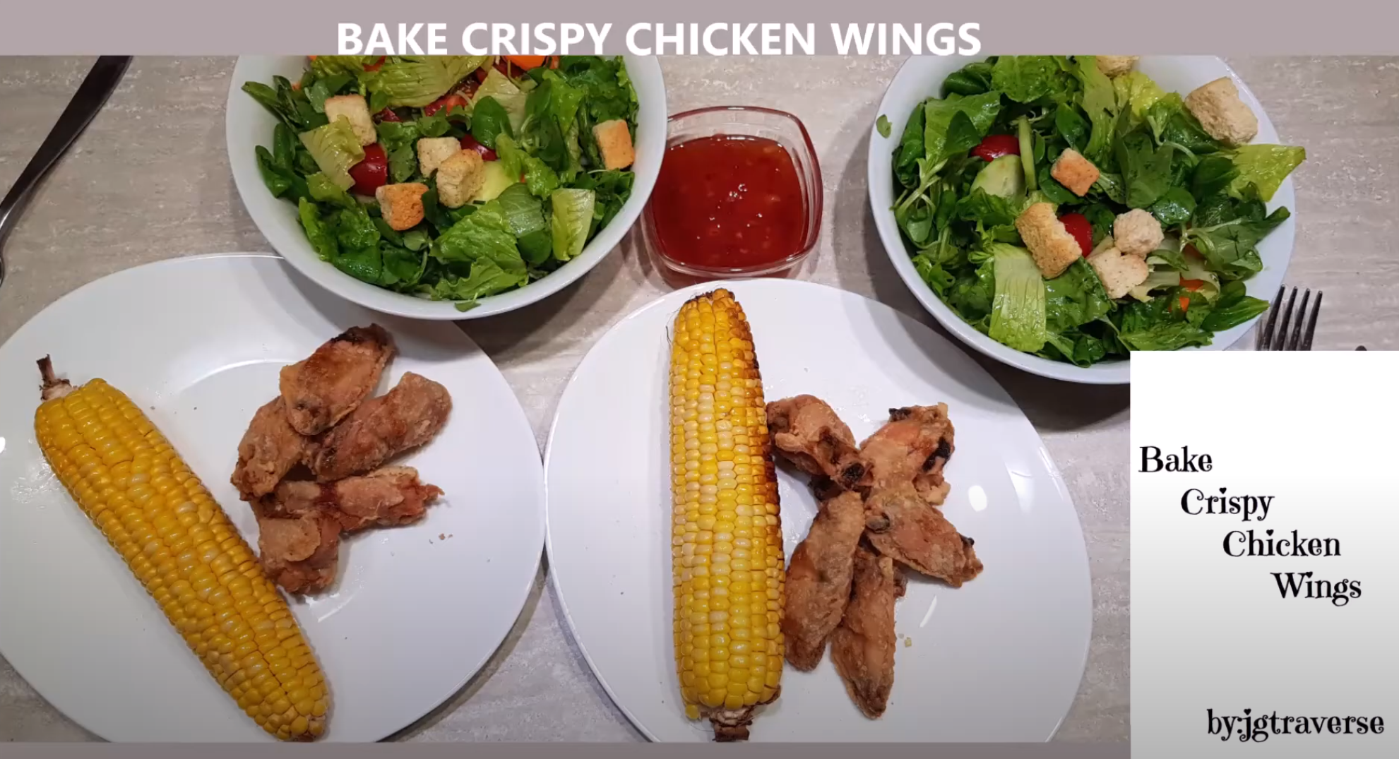 Baked Crispy Chicken Wings