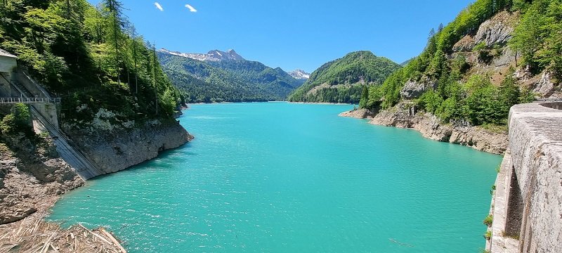 Lago di Sauris  e Diga della Maina
